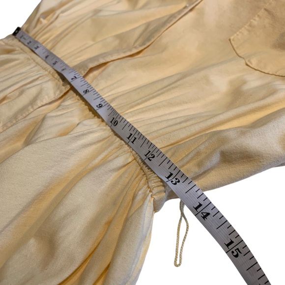 VINTAGE | Two‎ Dee’s Pale Yellow Dress - Sz 14 - Picture 11 of 13